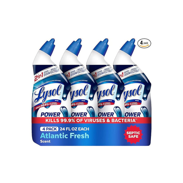 4-Pack Lysol Toilet Bowl Cleaner 24 oz