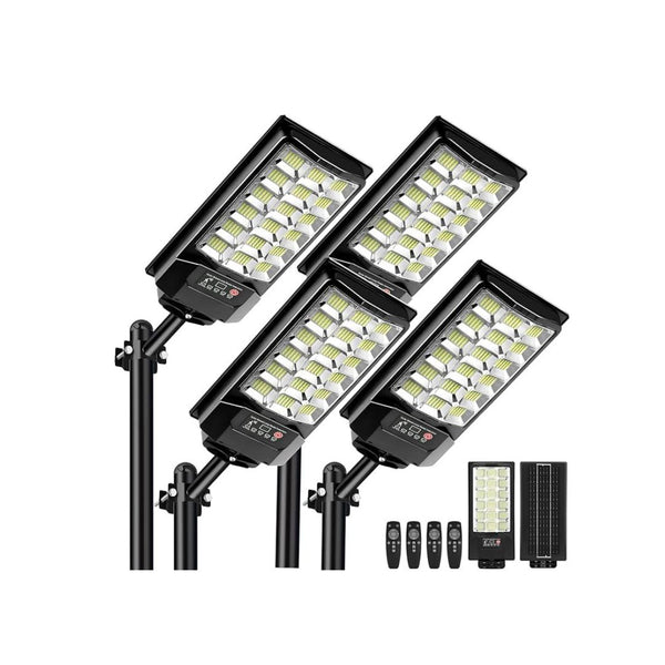4 Pack Solar Security Street Lights