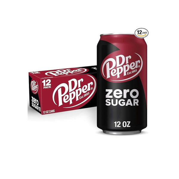 12-Count Dr Pepper Zero Sugar 12 oz