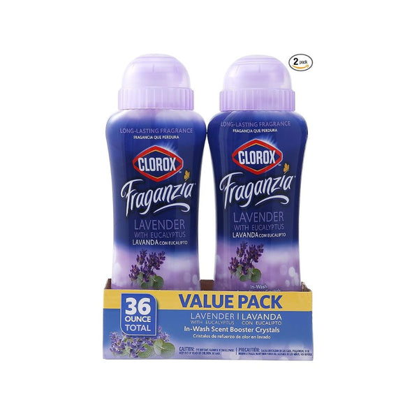 2-Pack Clorox Fraganzia Laundry Scent Booster 18oz