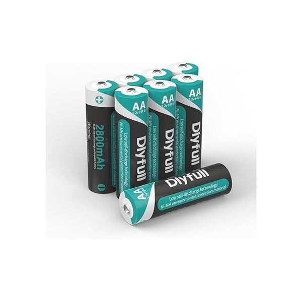 8 Pack Rechargeable AA Batteries