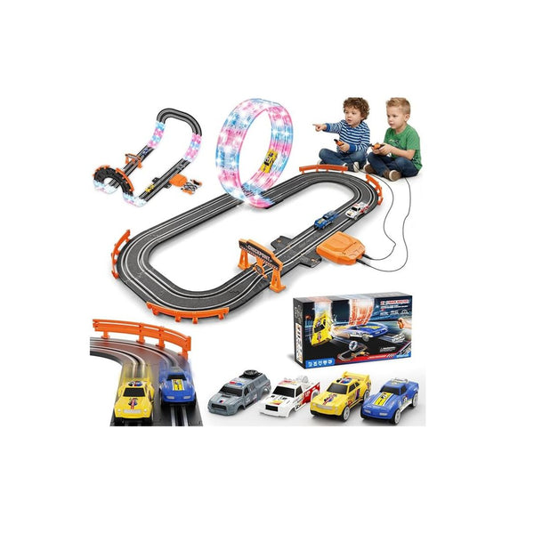 2-in-1 Slot Car Track Sets Toy