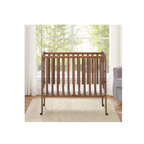 Delta Children Portable Folding Mini Crib with 1.5-Inch Mattress
