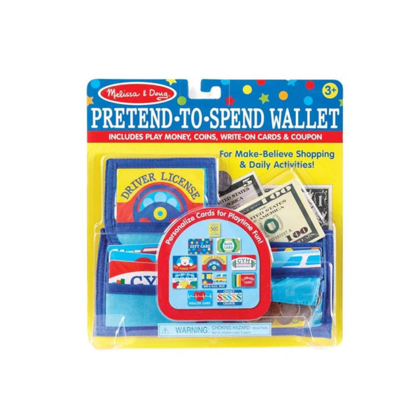 45-Piece Melissa & Doug Pretend-to-Spend Toy Wallet