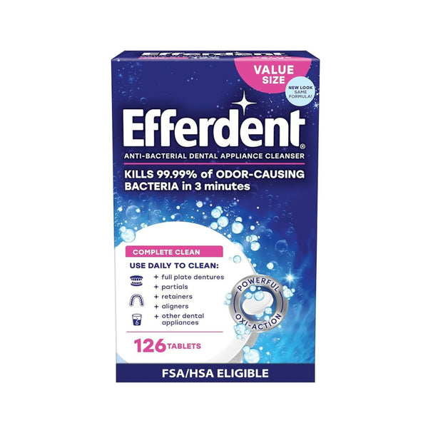 126-Count Efferdent Denture Cleaner Tablets
