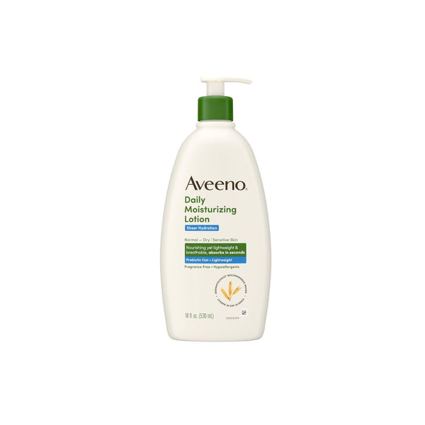 Aveeno Daily Moisturizing Sheer Hydration Fragrance-Free Lotion 18oz