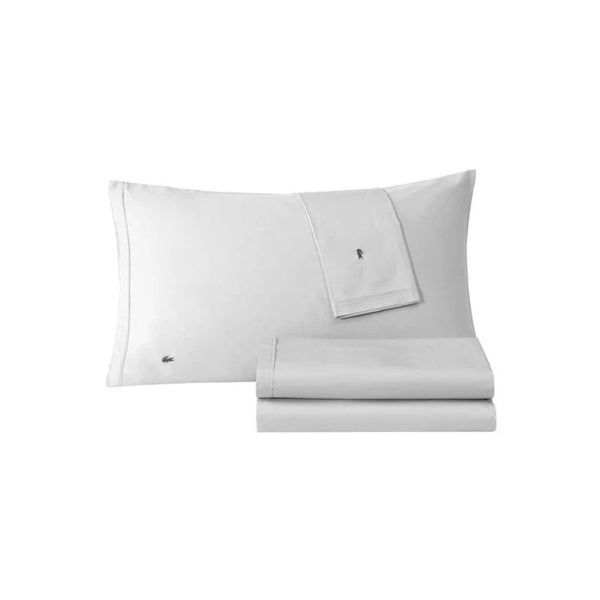 Lacoste 4-Piece Cotton Percale Queen Sheet Set