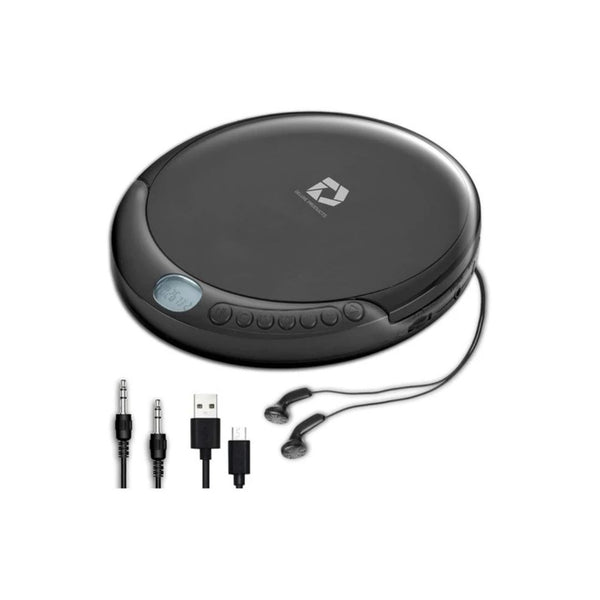 Portable CD Player with AUX & Earbuds