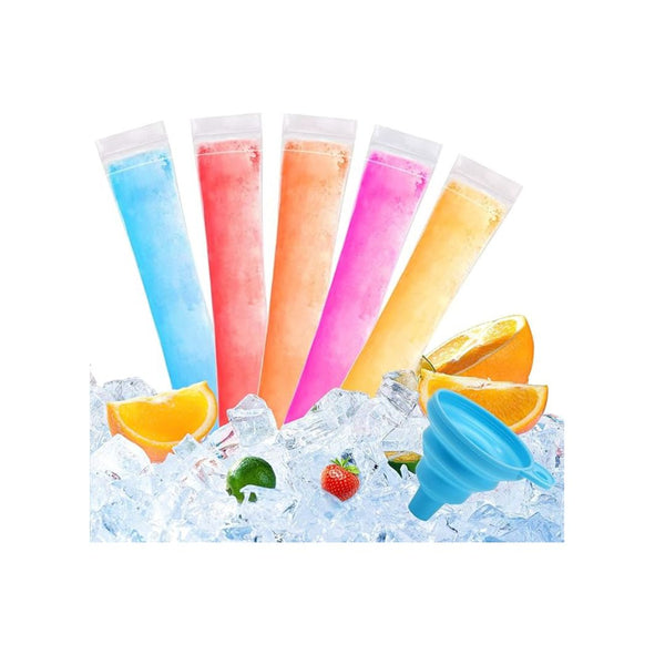 300 Disposable Ice Popsicle Mold Bags