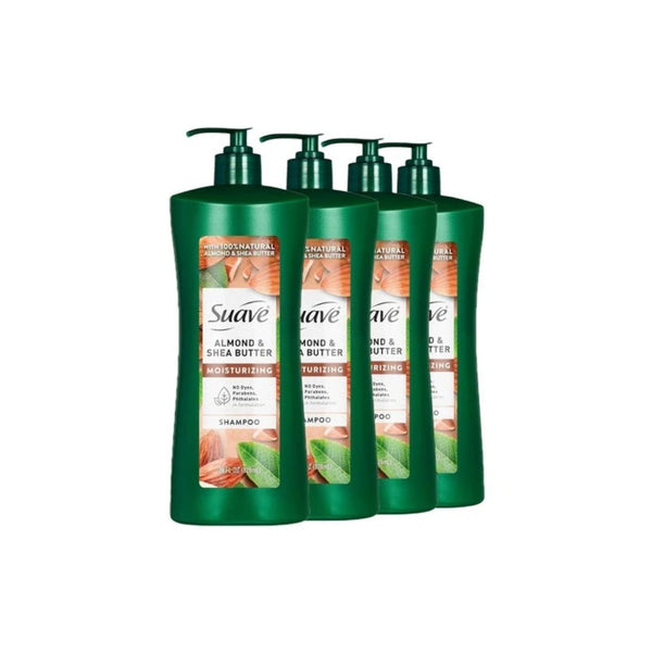 4-Pack Suave Almond & Shea Butter Moisturizing Shampoo (28oz)