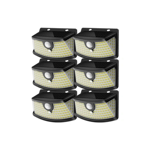 6-Pack 120-LED Solar Motion Sensor Lights