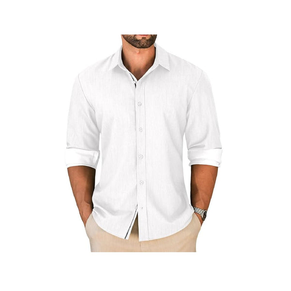 Men's Button Down Dress Shirt Long Sleeve