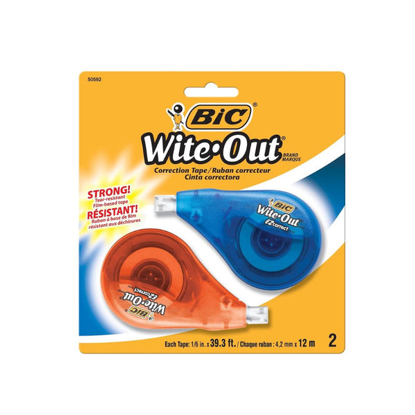 2-Count BIC Wite-Out EZ Correct Correction Tape