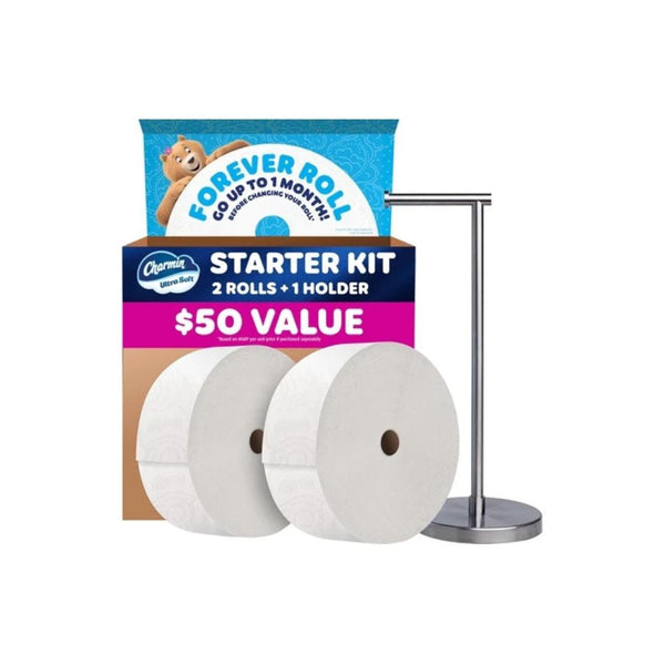Charmin Forever Roll Ultra Soft Toilet Paper Starter Kit