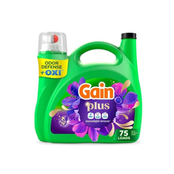 75 Loads Gain Plus Liquid Laundry Detergent
