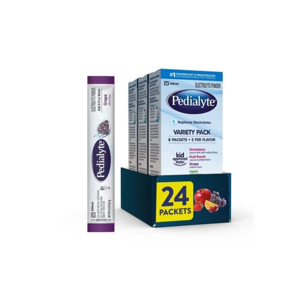 24 Pedialyte Electrolyte Powder Packets