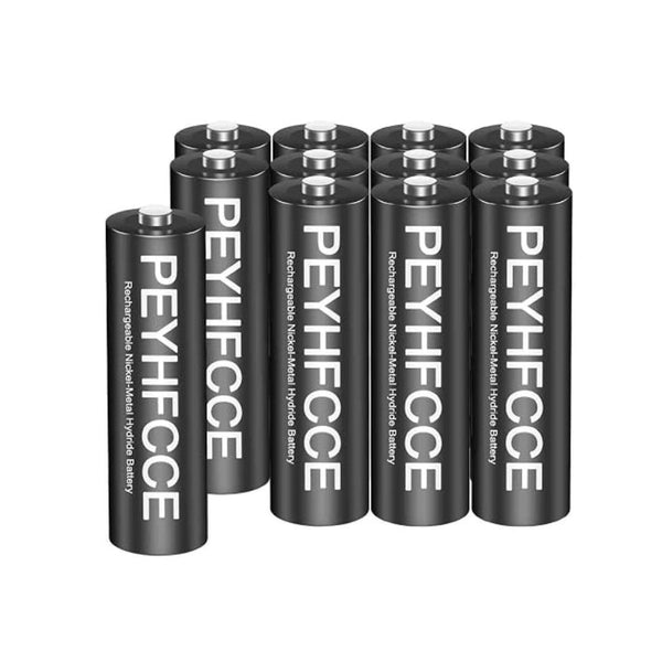12-Pack Rechargeable AA Batteries