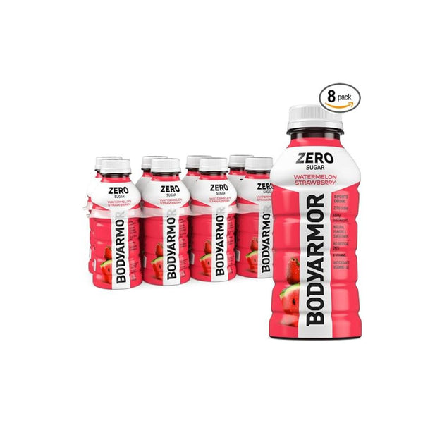 8-Pack Body Armor Zero Sugar Watermelon Strawberry Electrolyte Drink