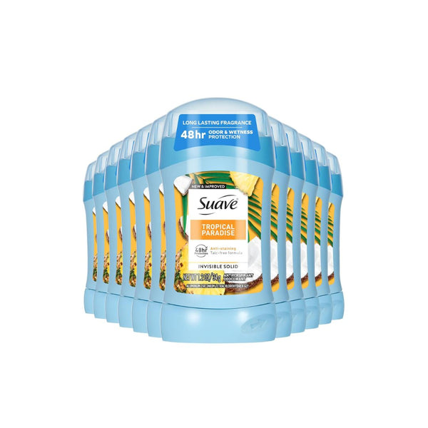 12 Suave Women's Deodorant Sticks