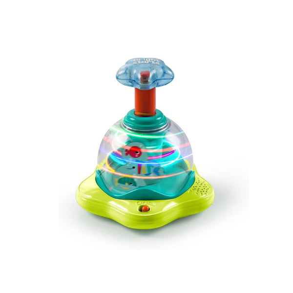 Bright Starts Press & Glow Spinner Musical Baby Toy