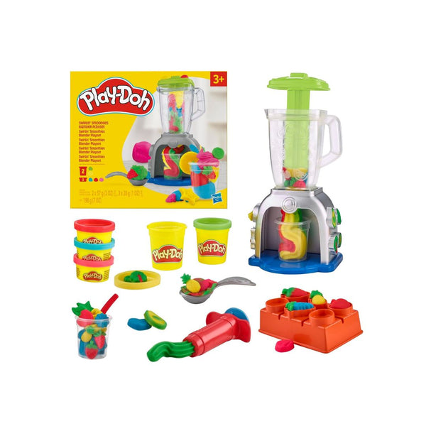 Play Doh Swirlin' Smoothies Toy Blender Playset
