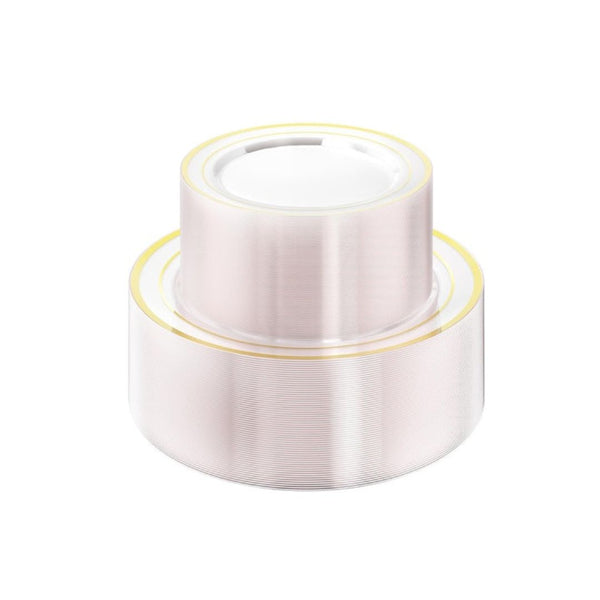 120 Disposable Plates(4 Colors)