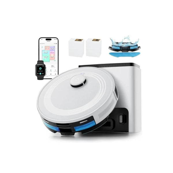Lefant Robot Vacuum & Mop With Self-Emptying Base