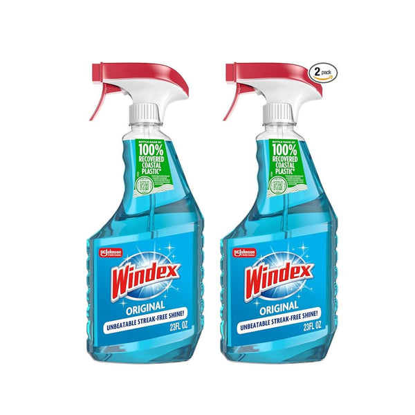 2-Pack Windex Glass and Window Cleaner Spray Bottle
