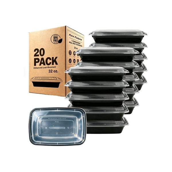 20 Pack Meal Prep Containers with Lids