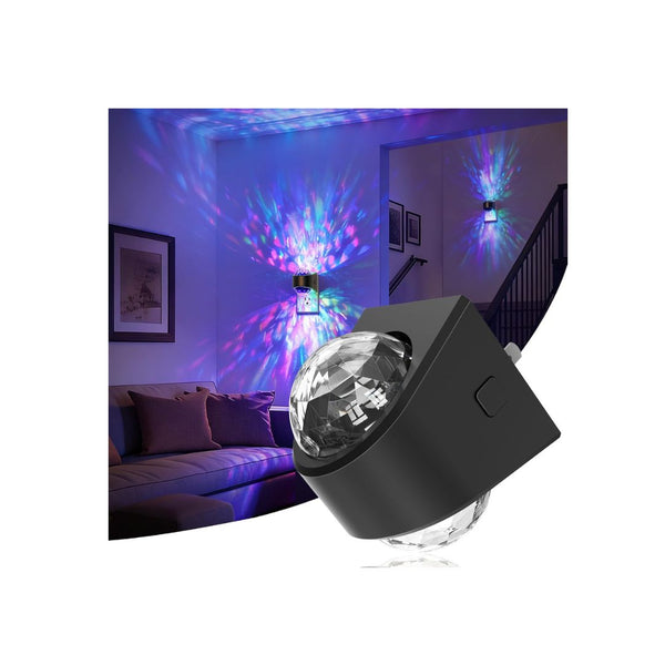 RGB Plug-In Wall Automatic Galaxy Nightlight with Light Sensor