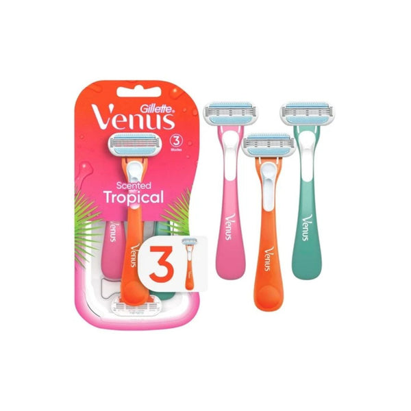 3 Gillette Venus Tropical Disposable Razors