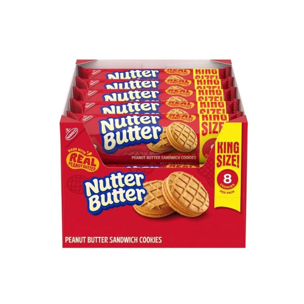 10 King Size Nutter Butter Snack Packs (OU-D)