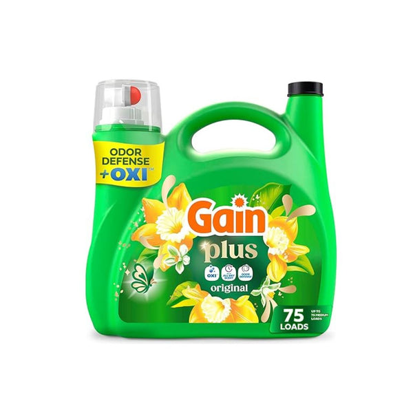 75-Loads Gain Plus Liquid Laundry Detergent