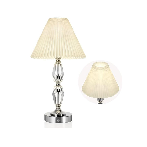 Acrylic Rechargeable Table Lamp with Touch Dimmer