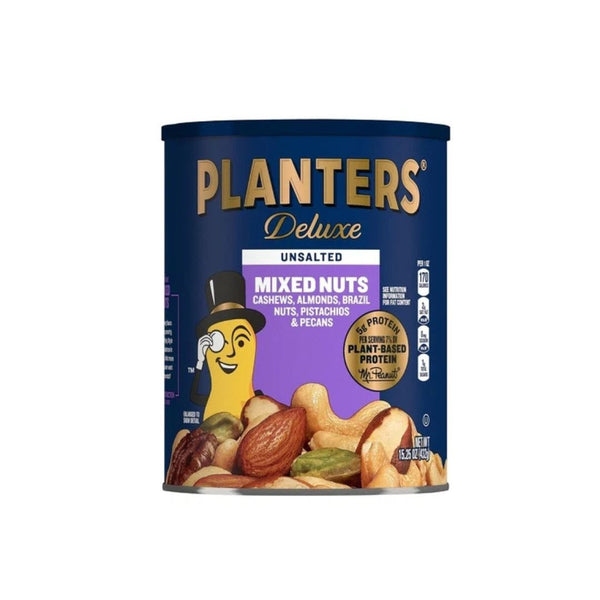 Planters Deluxe Unsalted Mixed Nuts (15.25oz)