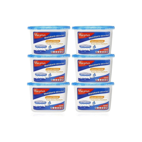 6-Pack Vacplus Moisture Absorbers (10.5oz)