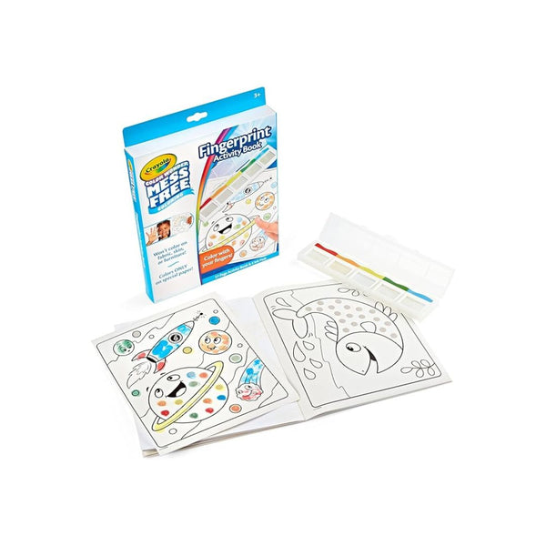 Crayola Color Wonder Mess Free Fingerprint Activity Book
