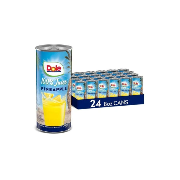 24-Pack Dole 100% Pineapple Juice (8oz)