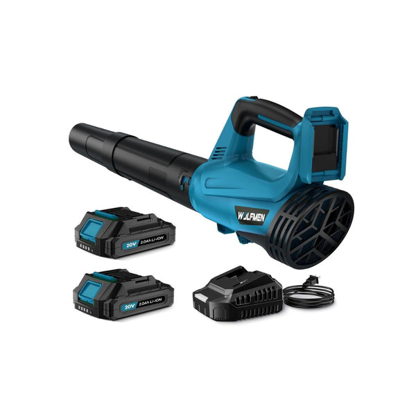 Cordless Electric Leaf Blower with 2 Batteries