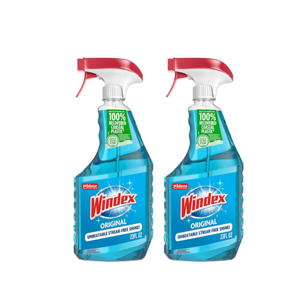 2-Pack Windex Glass and Window Cleaner Spray Bottle