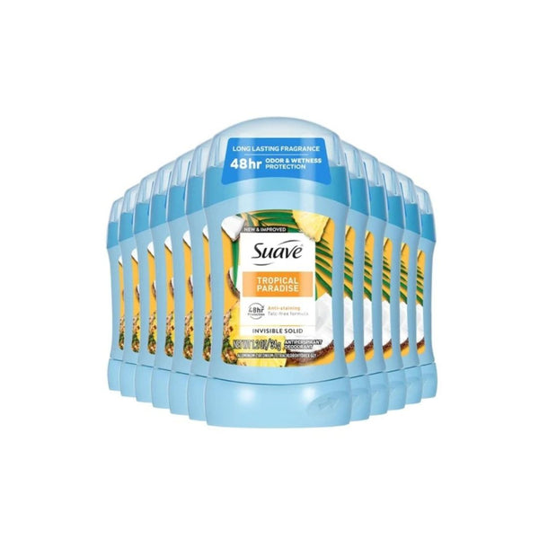12 Suave Women's Deodorant Sticks