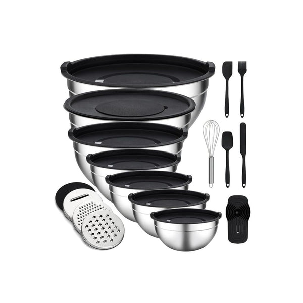 16-Piece Mixing Bowls with Lids Set