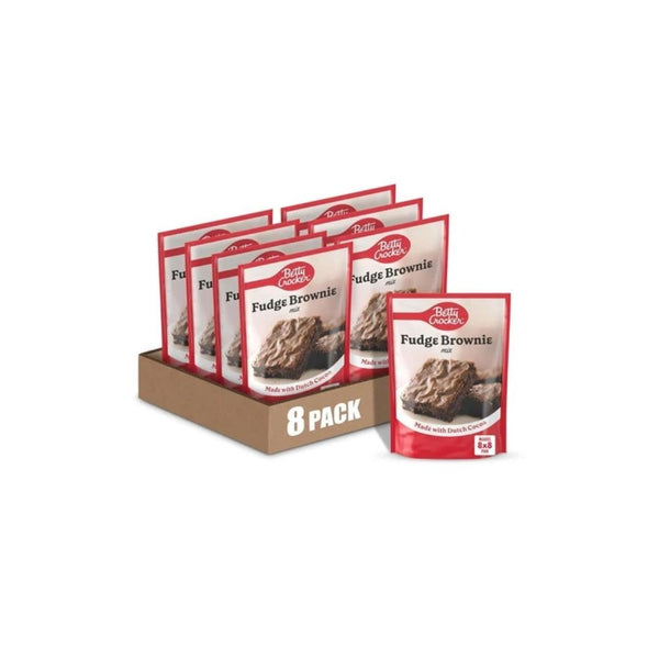 8-Pack Betty Crocker Fudge Brownie Mix (OU-D)