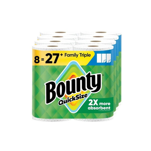 16 Family Triple Rolls (=54 Reg) Bounty Quick-Size Paper Towels
