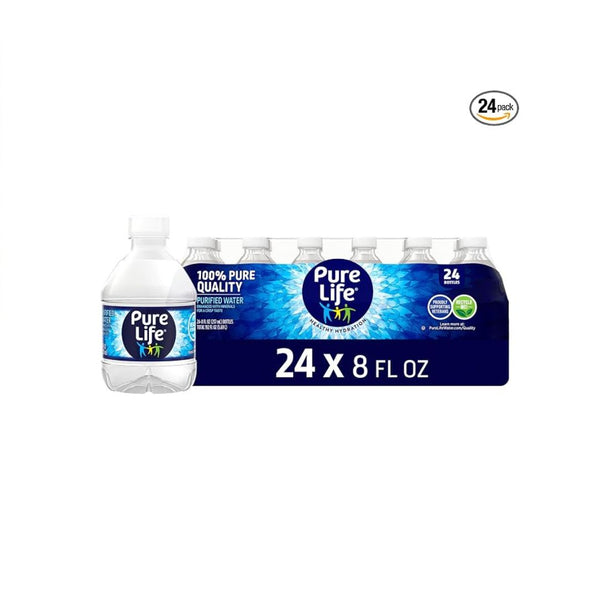 24-Pack Pure Life Purified Bottled Water