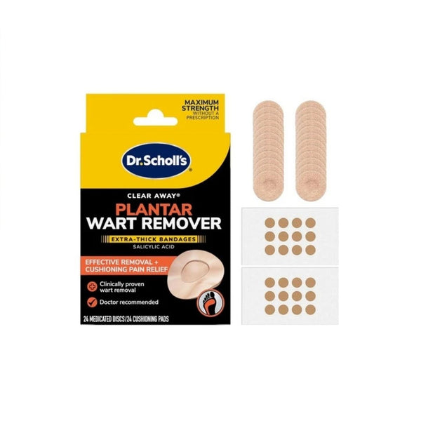 24 Dr. Scholl’s Plantar Wart Remover Bandages