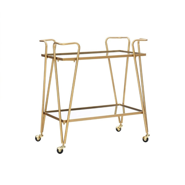 Linon Gina Mid-Century Bar Cart