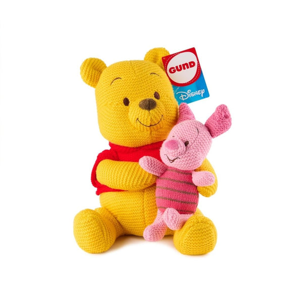 Disney Winnie the Pooh and Piglet 10-Inch Knit Plush Toy