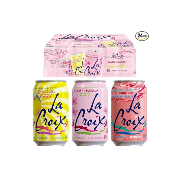 24 Cans LaCroix Sparkling Water Variety Pack