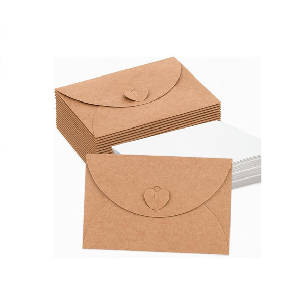 40-Piece Mini Envelopes with Blank Cards